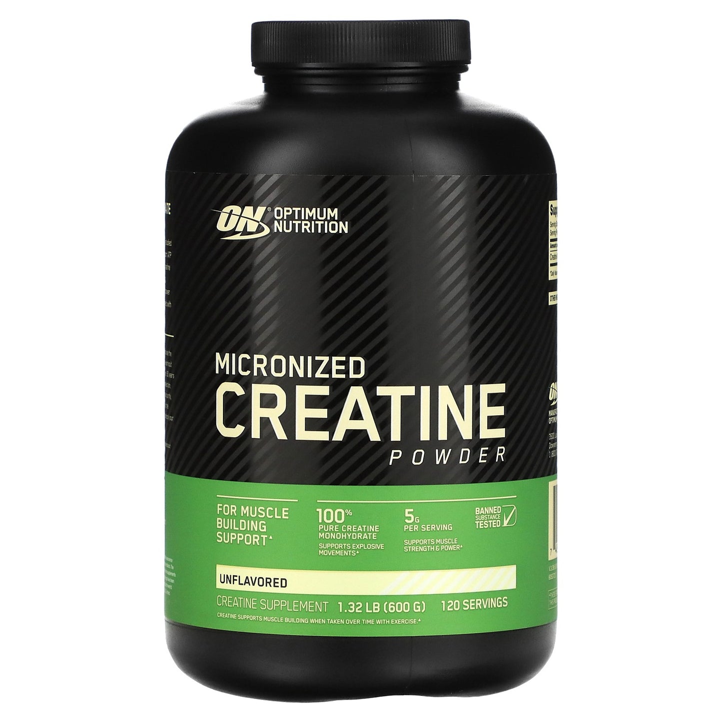 Micronized Creatine Powder, Unflavored, 1.32 Lb (600 G)