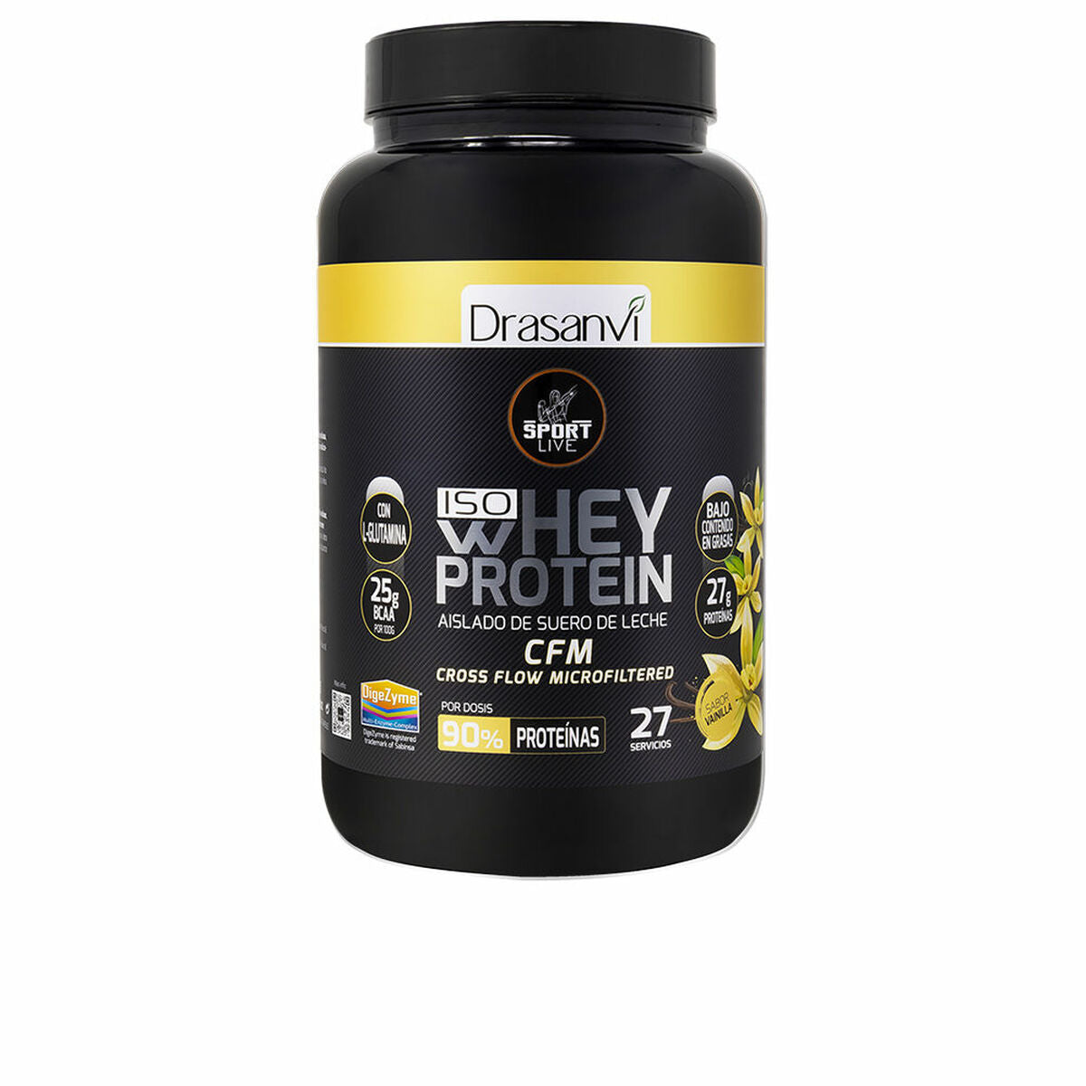 Protein content Drasanvi Whey Protein 800 g Vanilla-0