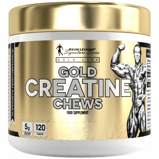 Kevin Levrone GOLD Creatine Chews 120 Tablets, Creatine in Fruit Flavored Jelly
